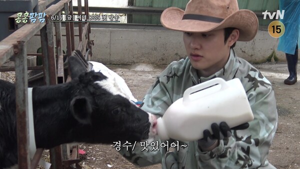 오늘 첫방 '콩콩팜팜' 이광수 김우빈 도경수, 우분의 무게를 견뎌라!