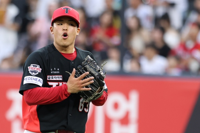 KBO 첫 불펜 등판에도 4이닝 KKKKK! 천적도 못 버틴 KT 타선, KIA 日 아시아쿼터는 '어떻게' 이겨냈나