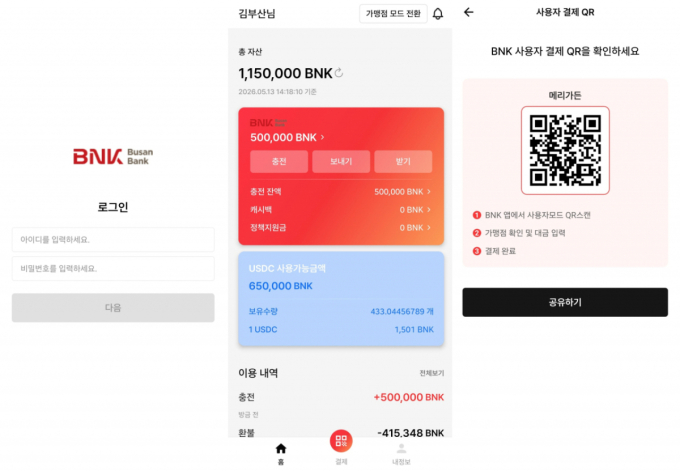 다날핀테크-BNK부산은행, 원화 스테이블코인 전 생애주기 기술 검증 완료