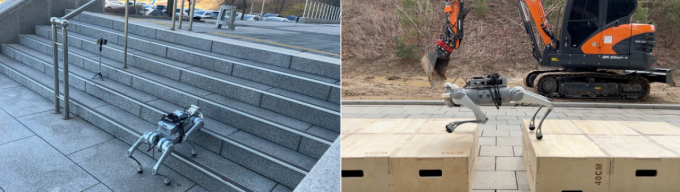 한기대, 센서 노이즈 이겨내는 사족보행 로봇 파쿠르 기술 개발