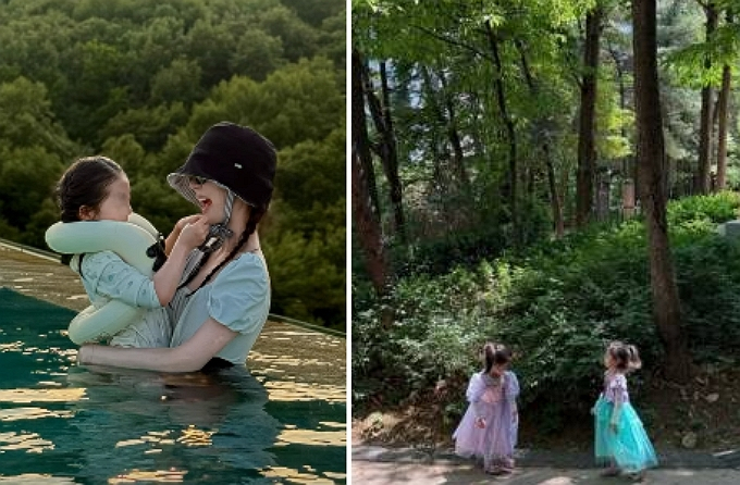 성유리, 엄마 닮은 쌍둥이 딸 공개…품에 꼭 안고 환한 미소