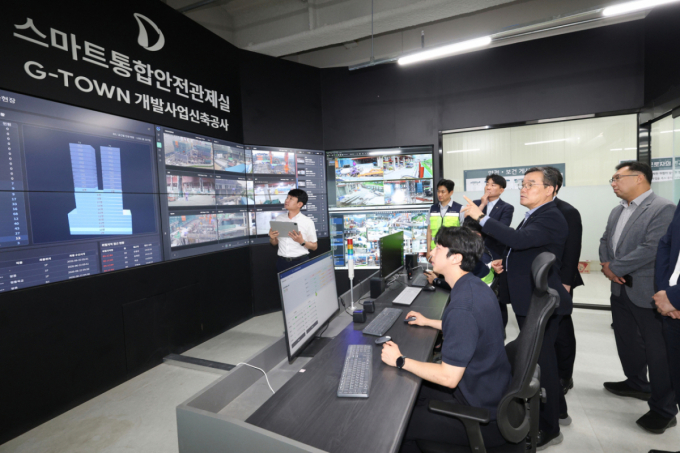 대우건설, 과천 G-TOWN서 AI 안전기술 시연…현장 소통 강화