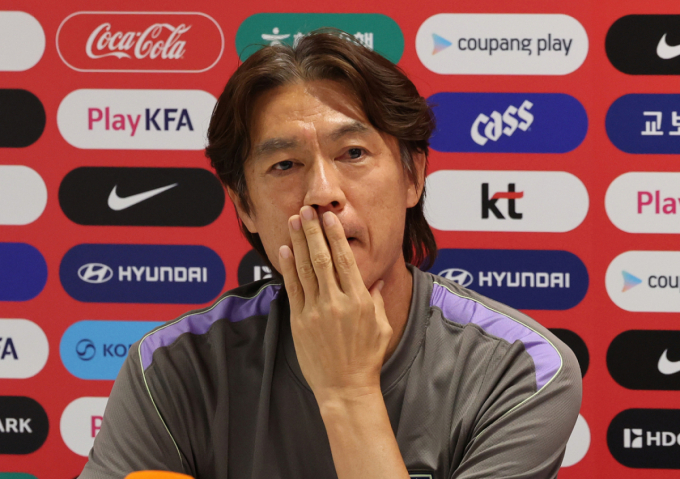 홍명보 "이렇게 뒤숭숭한 대회 처음...김승규 실수도 내 탓"