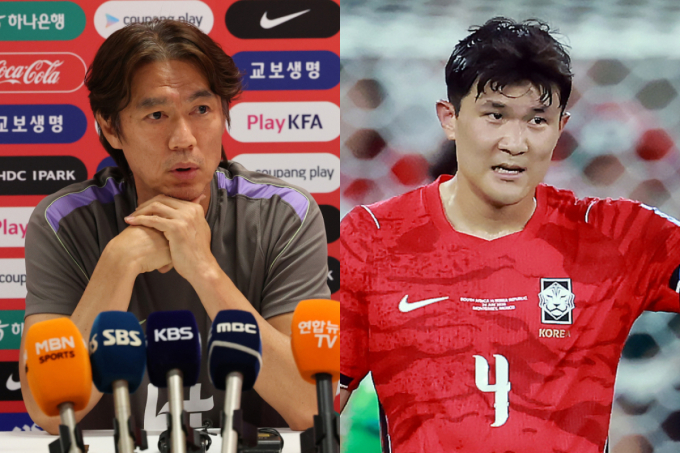 김민재 교체→벤치 향해 불만 표출?...'양팔 제스처' 진실은