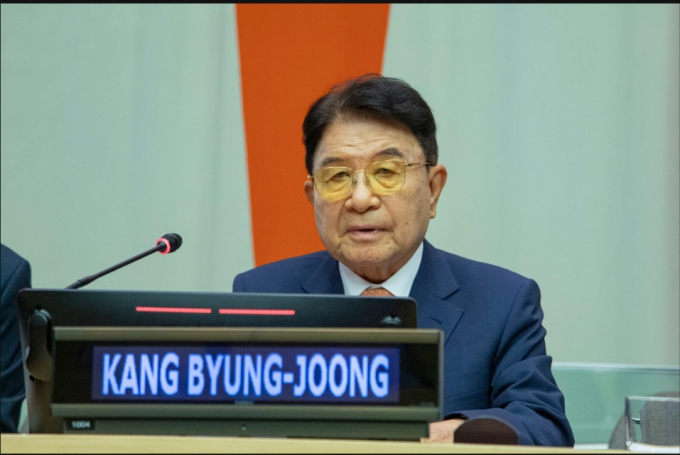 강병중 넥센 회장 "AI 시대도 사람 중심"…유엔서 'K-기업가정신' 강조