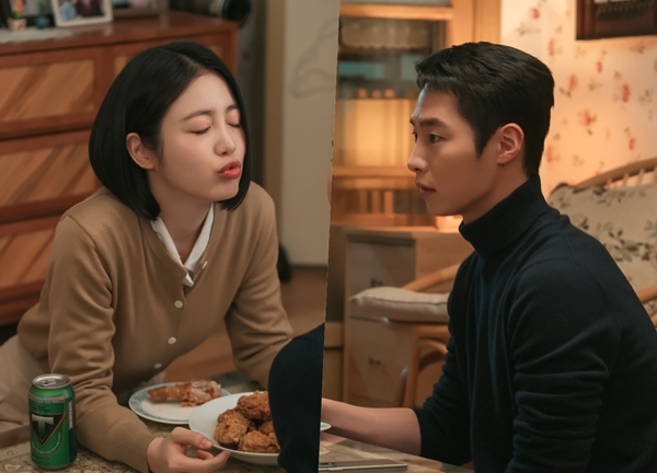 '닥터 섬보이' 신예은, ♥이재욱에 내민 입술...달달 홈데이트