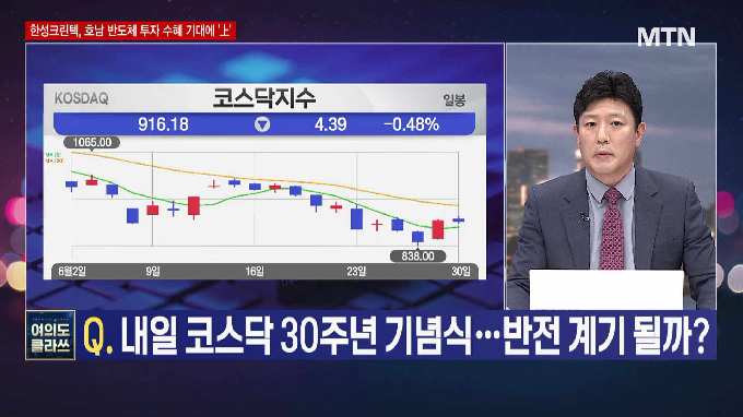 [여의도 클라쓰] '세미티에스, 하나마이크론, 테스 ' 클라쓰 올릴 종목은?