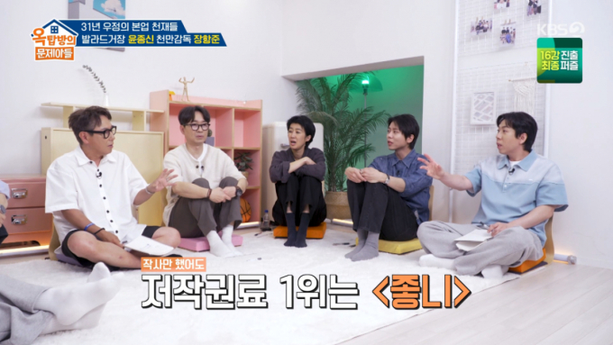 '30년간 600곡 발표' 윤종신, 저작권료 1위는 '좋니' "작사만 해도…"