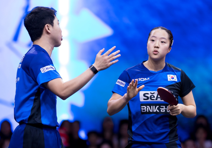"中 만리장성 무너뜨렸다" 신유빈-임종훈, WTT 미국 스매시 '대역전 우승'... 굳건한 혼합복식 세계 1위