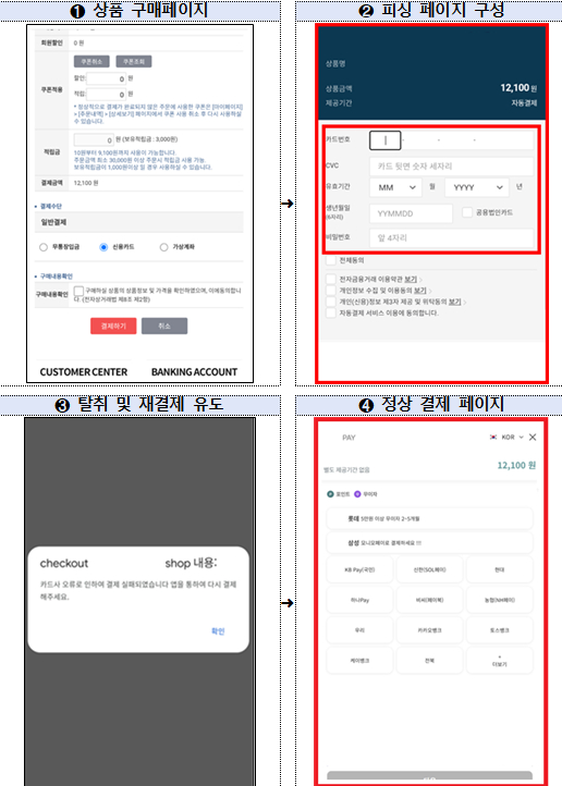 결제창에 카드 비밀번호 전체 입력?...'피싱' 소비자경보 발령