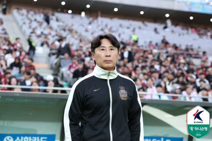 홍명보 감독 질문에 '말 아꼈다' 김기동 서울 감독 "축구인으로서 월드컵 아쉬움 있지만... 오늘 경기 집중" [상암 현장]