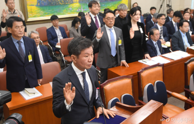 [단독]정몽규·홍명보 소환 예고한 문체위, 첫 전체회의 9일 열린다