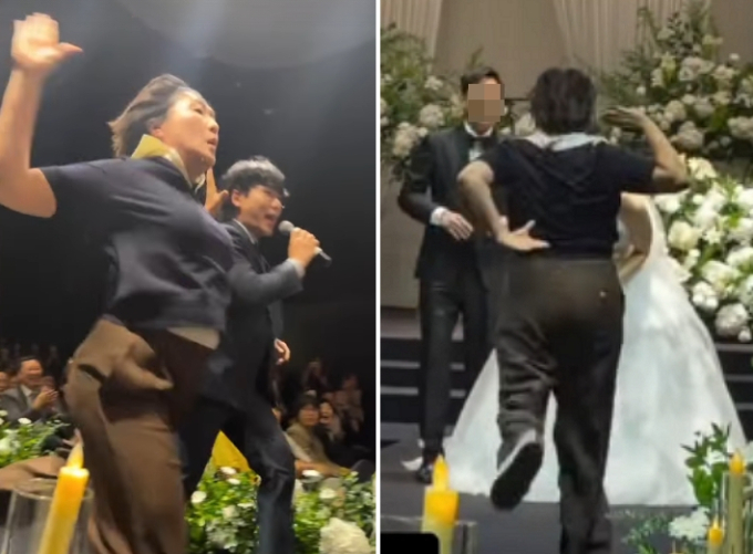 박은영 결혼식 뒤집은 '이수지 흠뻑쇼'…열정적 축하무대 '감탄'