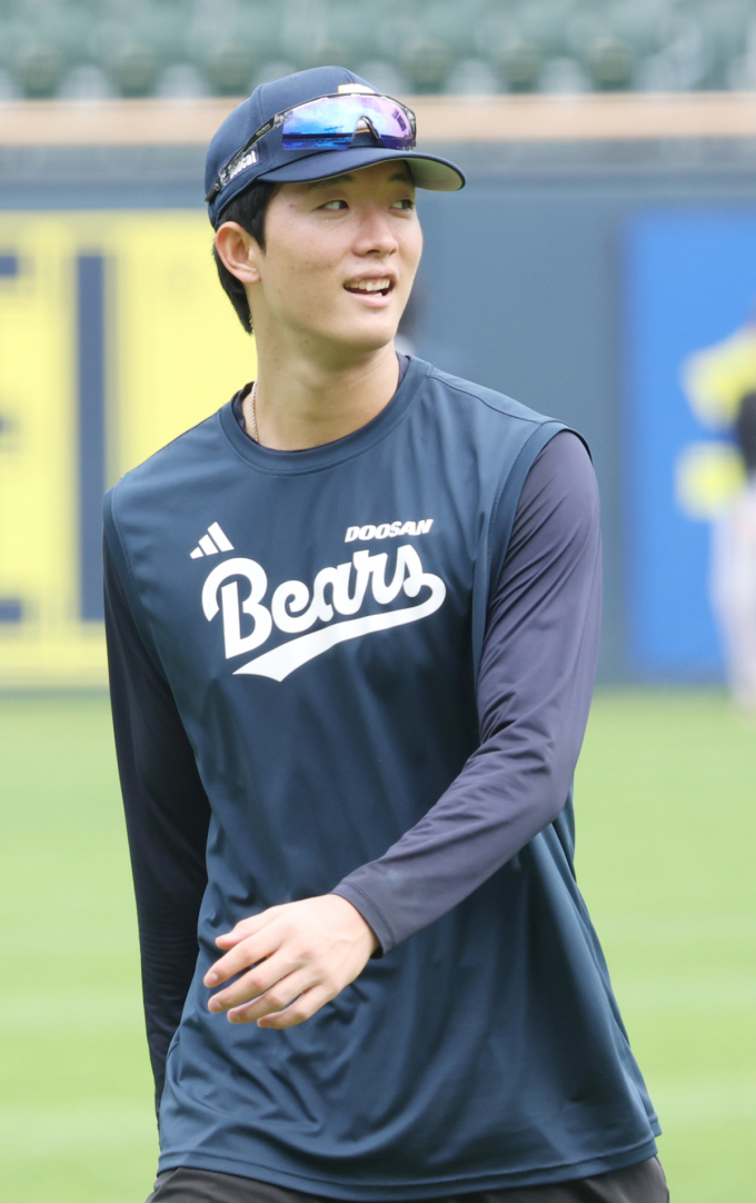 [포토] 최민석 '훈련 끝났어요'