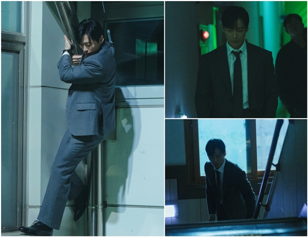 '결혼의 완성' 남궁민, 배수관 매달렸다...필사의 대탈출 포착