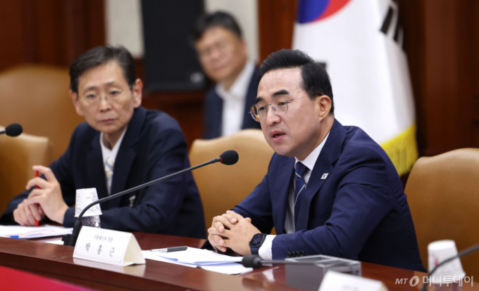 박홍근 "현행 교육교부금 제도, 내국세 형편 따라 안정성 문제 야기"