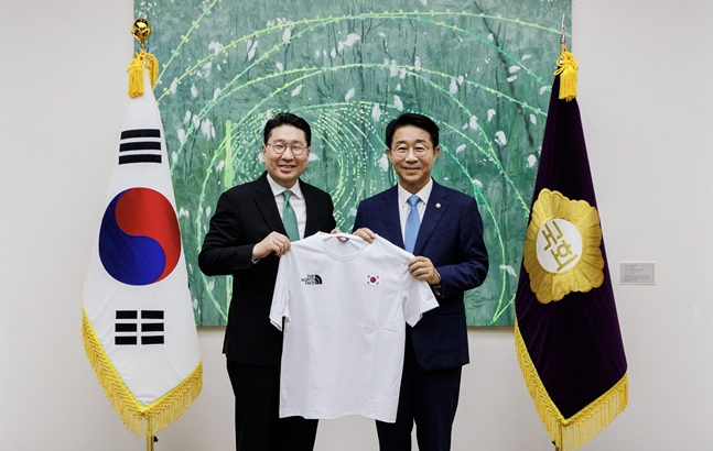 이상현 AG 선수단장, 조정식 국회의장 예방→선수단 선전 기원 및 지원 논의
