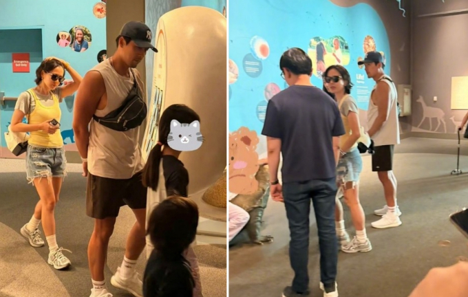 "아들, AI처럼 예뻐"…현빈·손예진, 이번엔 LA 과학관 포착