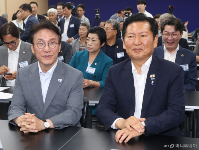 김민석·정청래·송영길 모두 호남行…'선호투표제' 두고 연일 신경전