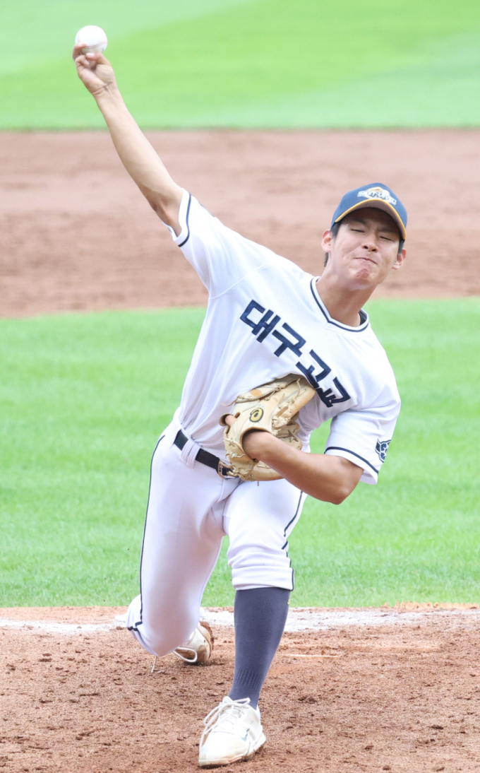 [포토] 강민수, 송곳투로 공략