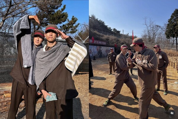 '김부장' 소지섭·옥택연, 현실선 형제미 폭발…장난기 가득