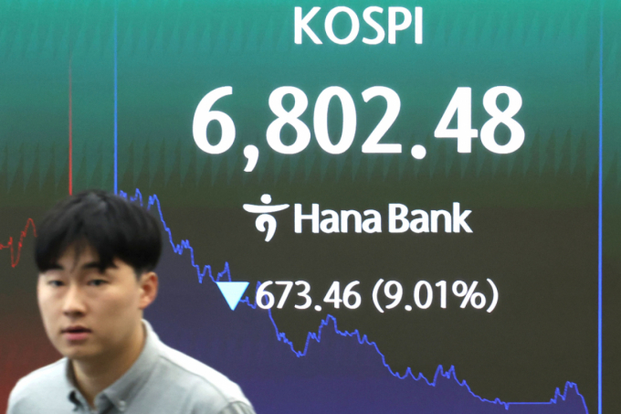 개미·연기금 싹쓸이도 역부족…3조 넘게 던진 외인에 6900피 와르르