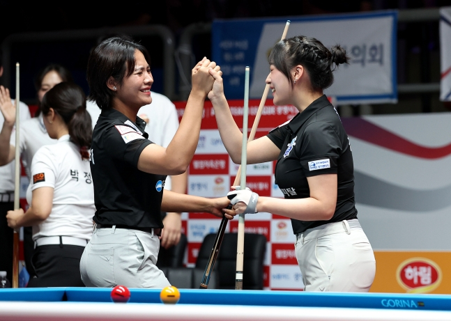 "경험에서 하림 앞섰다" 우리금융, 1R 우승→PS 진출 확정... '12승 3패' 강민구 MVP 등극 [PBA 팀리그]