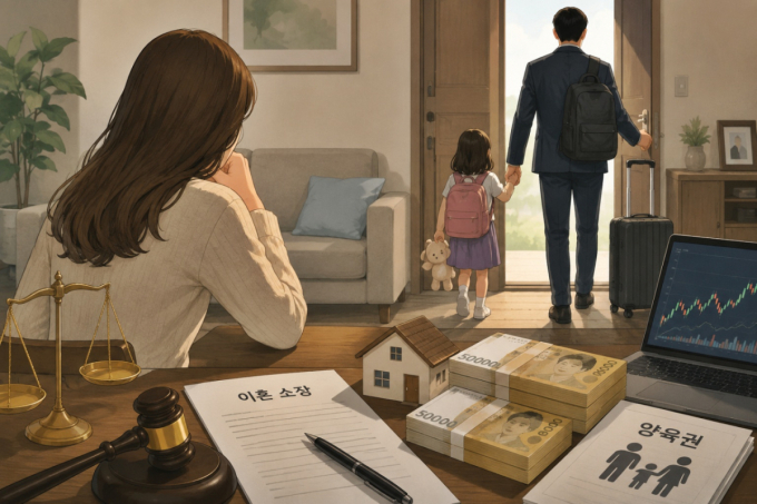 생활비 아껴 숨긴 재산 10억 불린 남편..."한 푼도 못 줘" 딸 데리고 가출