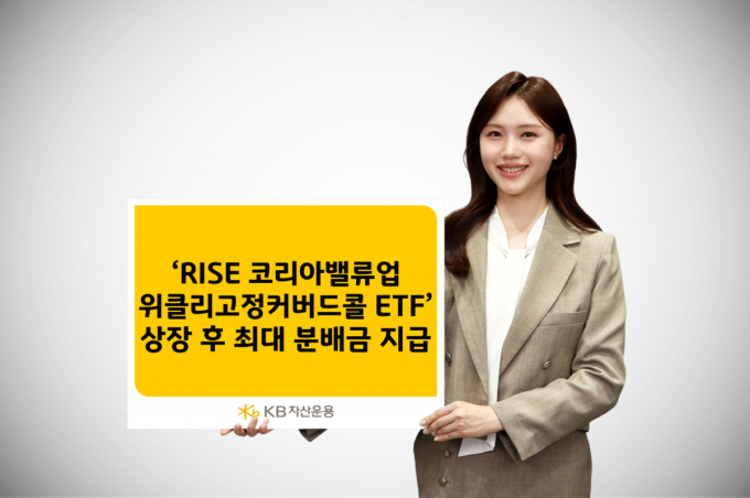 RISE 코리아밸류업위클리고정커버드콜, 월 분배금 590원...40% 늘려
