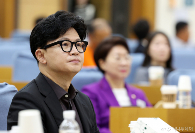 한동훈, 장동혁 '복당 명분 없다'에 "어떻게든 싸움 걸어 연명하려"