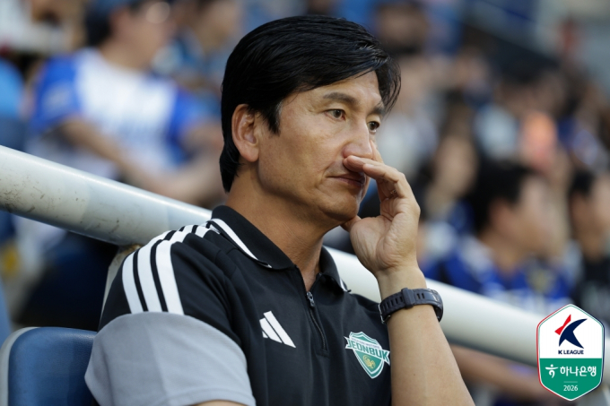 '인천전 패배' 정정용 감독 "감독으로서 죄송하다, 당장 내일부터 대전전 준비" [인천 현장]