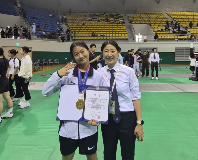 황유정, 3관왕 이어 청소년 국가대표 발탁