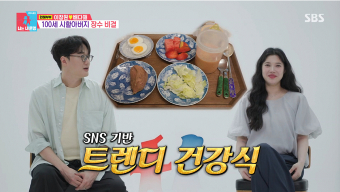 '100세' 건강 비결?…배다해, 시할아버지 '장수 식단' 들여다보니