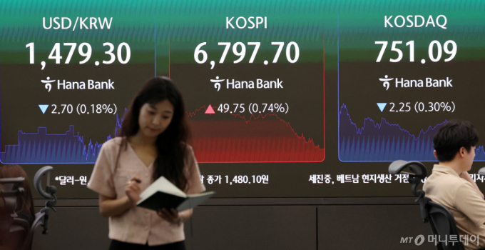 "삼전닉스 또 간다" 달리더니, 오후 되자 '뚝'...상승분 반납, 보합권 마감