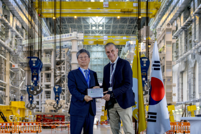 HD현대중공업, ITER 진공용기 4기 제작…고정밀 역량 입증
