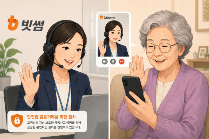 빗썸, 초고령층 '영상통화 본인확인' 도입