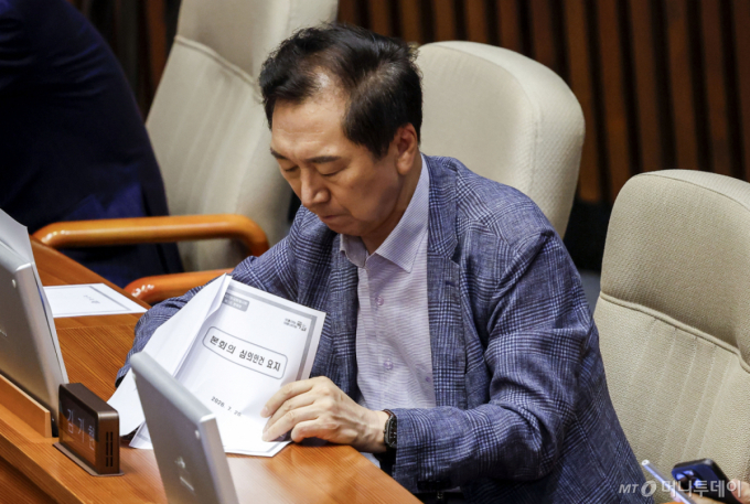 김기현 "李 대통령·김성환, 청년 사무관 사망에 침묵…국가가 방치"