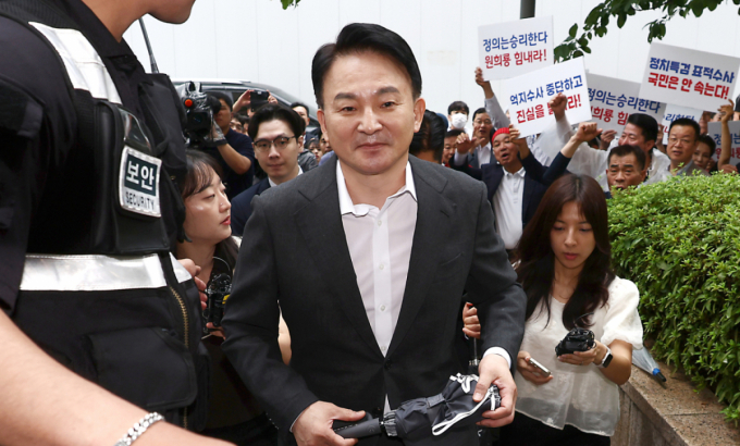 '양평고속 의혹' 원희룡, 종합특검 출석…"위법 사실 없어"