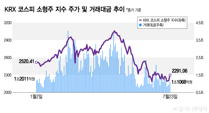 코스피 소형주, 코스닥보다 더 마른다…수급의 사각지대 우려
