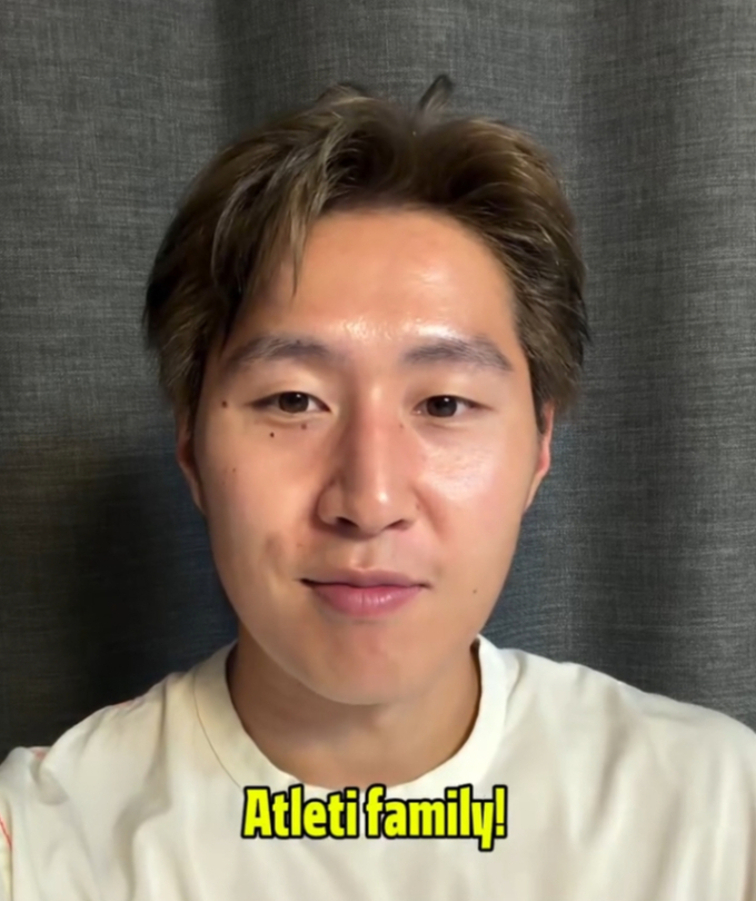 AT마드리드 입단 이강인 "빅클럽 합류 행복"…스페인어 첫인사