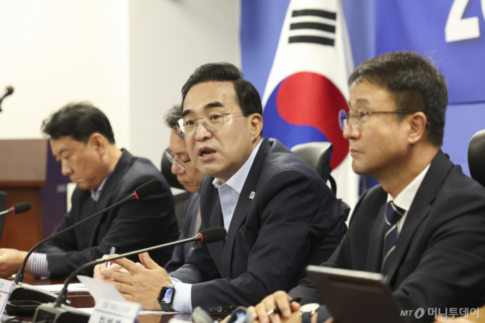 박홍근 "교육교부금, 내국세 20.79% 연동깨는 방안 마련…교육부 조율 후 법안 발의"