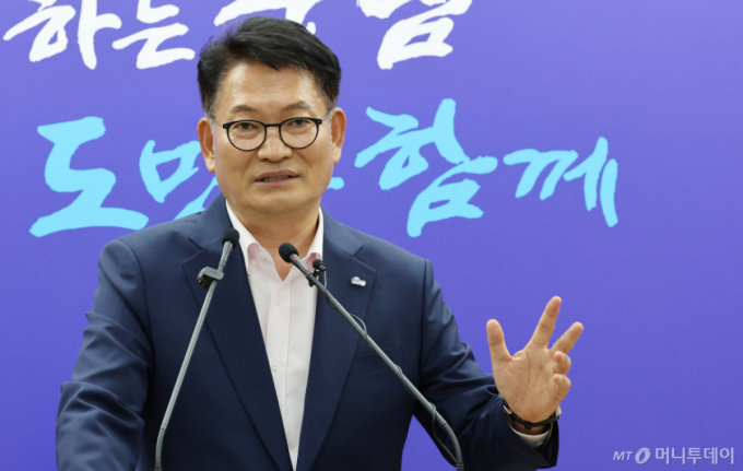 송영길 "정청래, 당 대표되면 李대통령 레임덕…당청갈등 격화"
