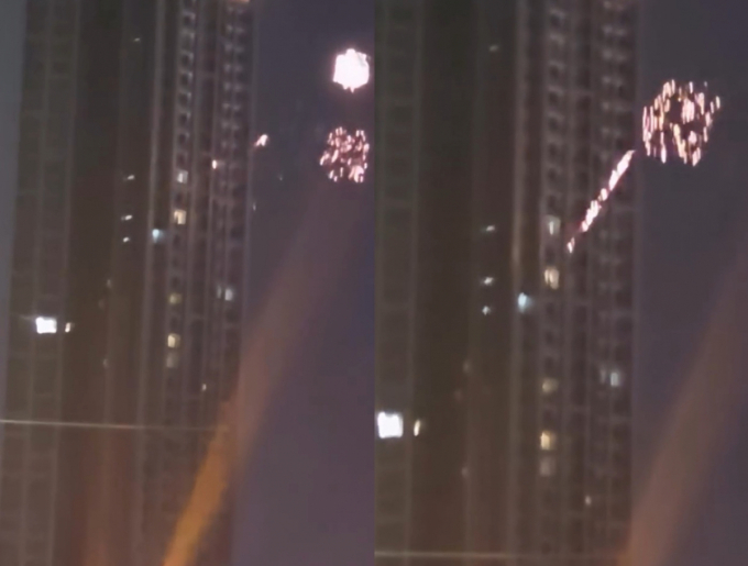 "진짜 큰일 낼 사람"…창원 오피스텔 고층서 폭죽이 '펑펑'