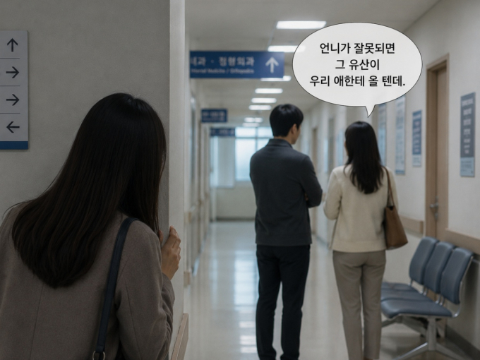 "언니 잘못되면 유산 우리 애 몫"...우연히 들은 동생 부부 속내 '충격'