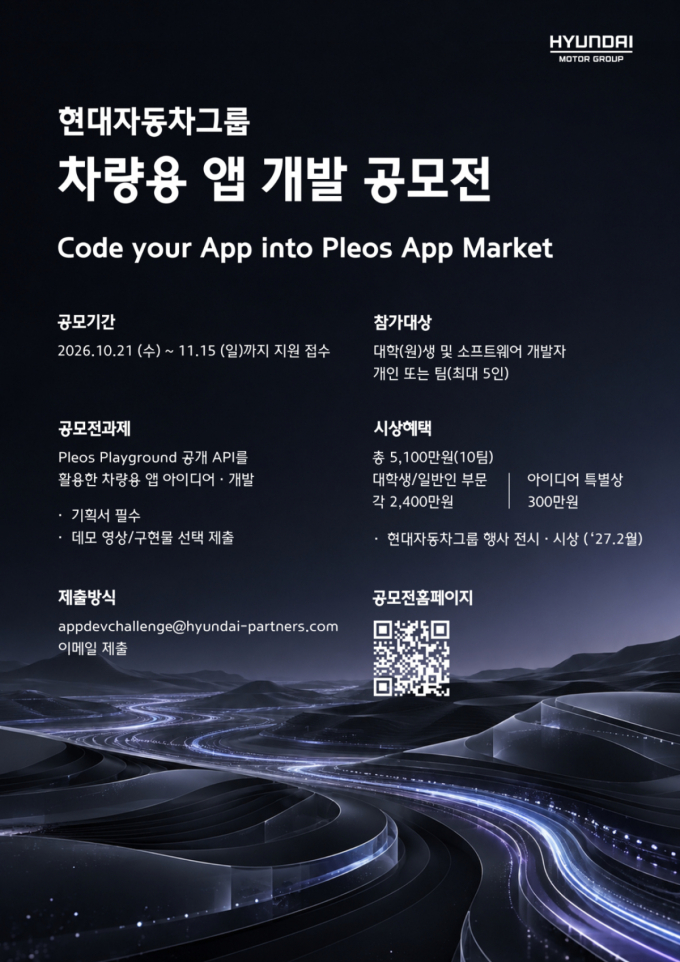 상상이 현실이 되는 플레이그라운드…현대차·기아, 차량용 앱 공모전