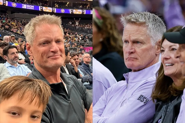 '내가 왜 저기에?' 관중석 '닮은꼴' 보고 넋 나간 NBA 명장, 美 발칵→알고보니...
