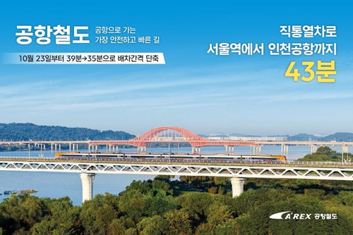 공항철도, 직통열차 1일 4회 '증회'