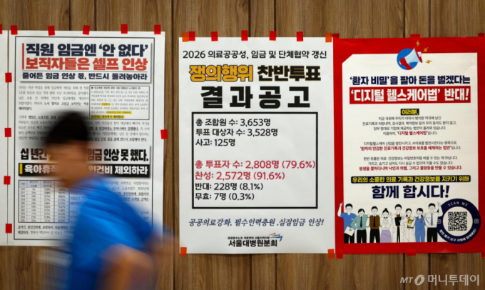 전공의 공백→간호사 200명 차출…서울대병원 노조 "28일 무기한 파업"