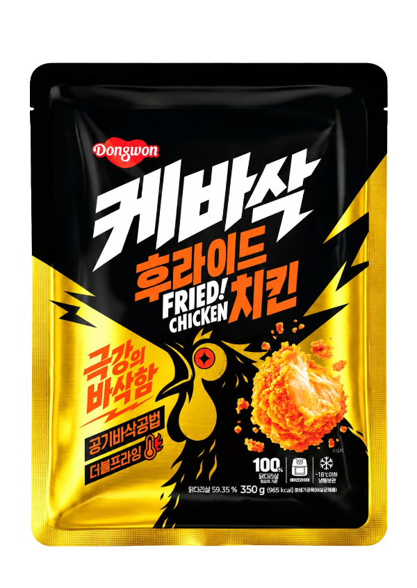 "배달 기다리지 말고 '케바삭' 하세요"...동원F&B, 냉동치킨 한달만에 30만개 돌파