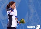 [소치2014]'값진 동메달' 목에 건 박승희, 눈물이 하염없이…